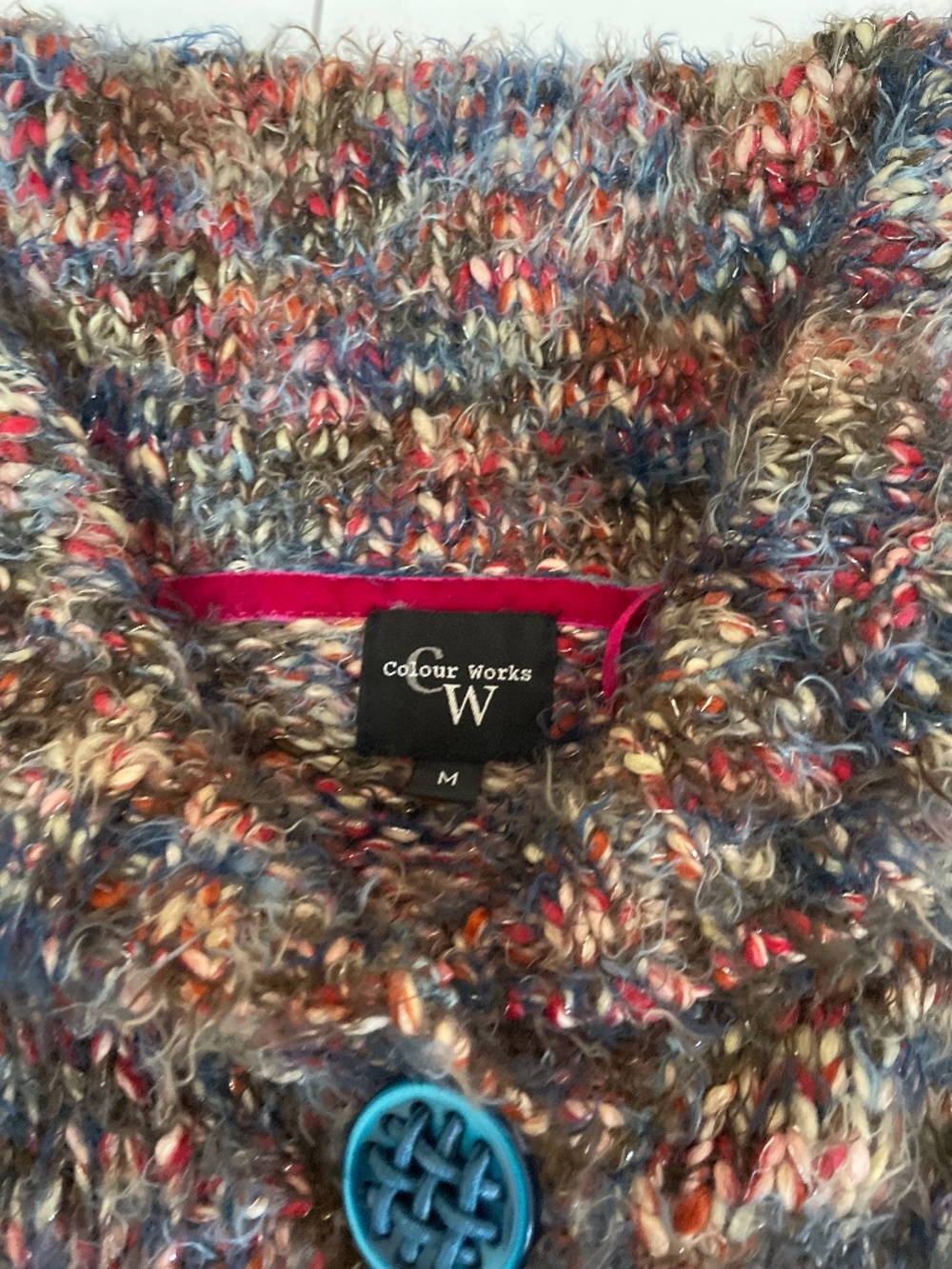 Color Works multicolor Cardigan size M
